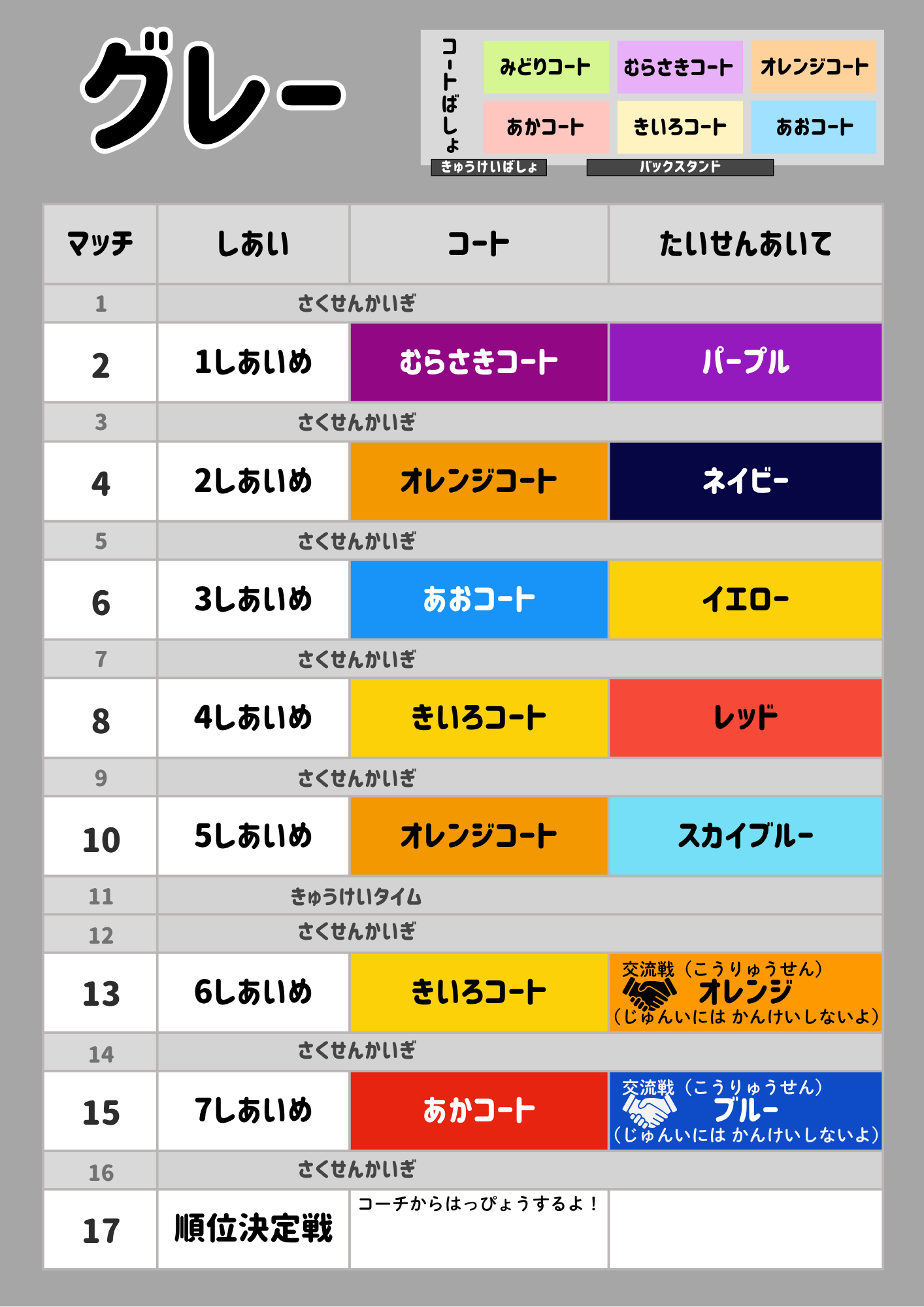 チャレンジリーグ グレー