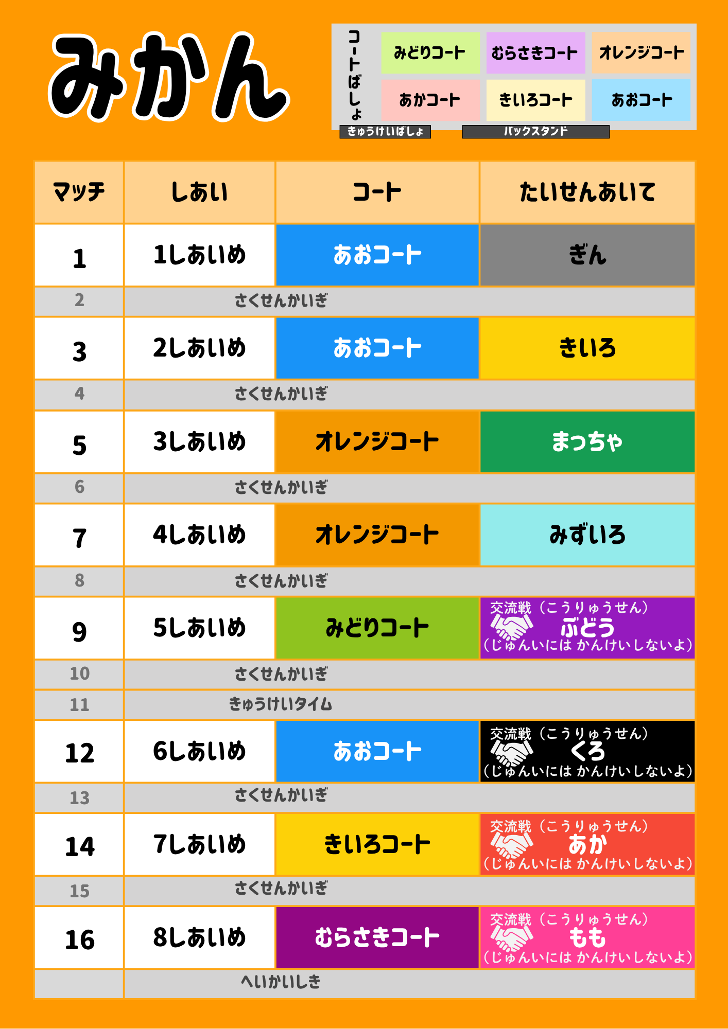 エントリーリーグ みかん